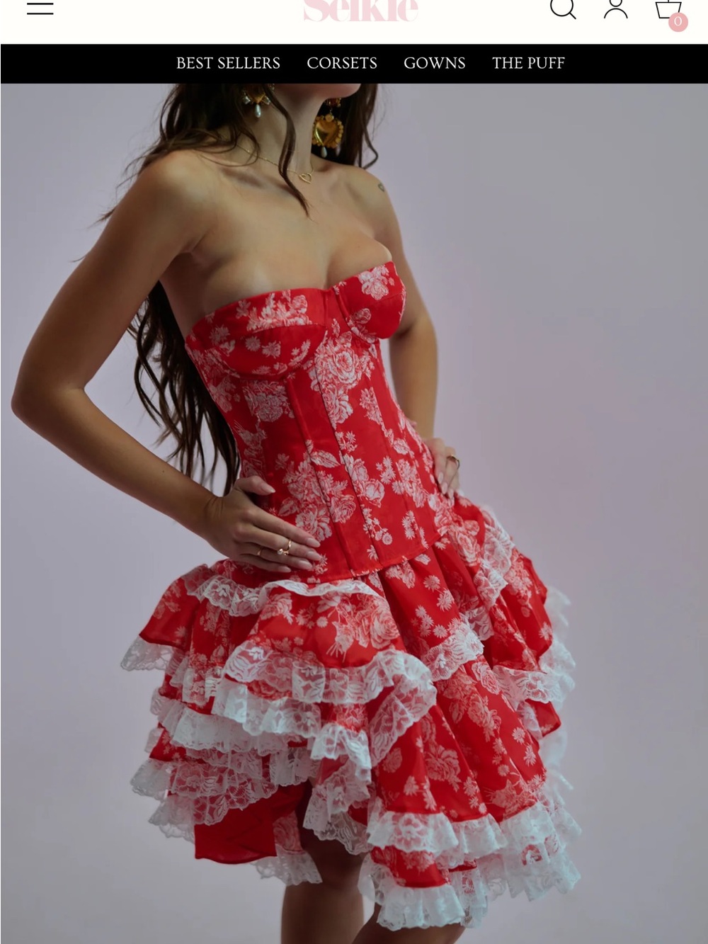 Selkie Secret Admirer Corset large BNWT